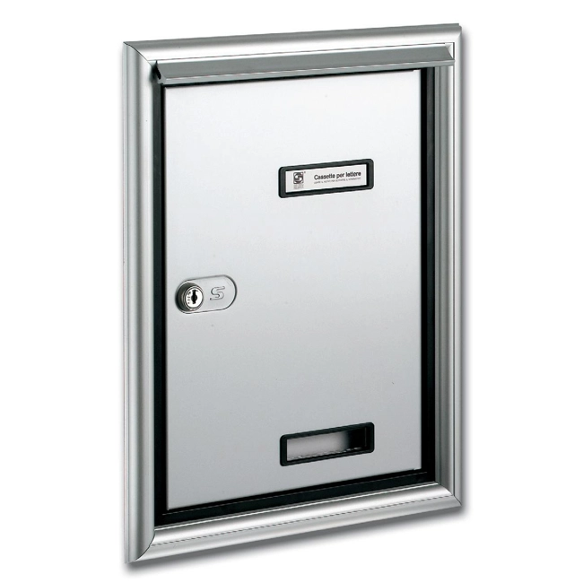 Vendita online Porta ritiro per cassetta posta in alluminio Silver